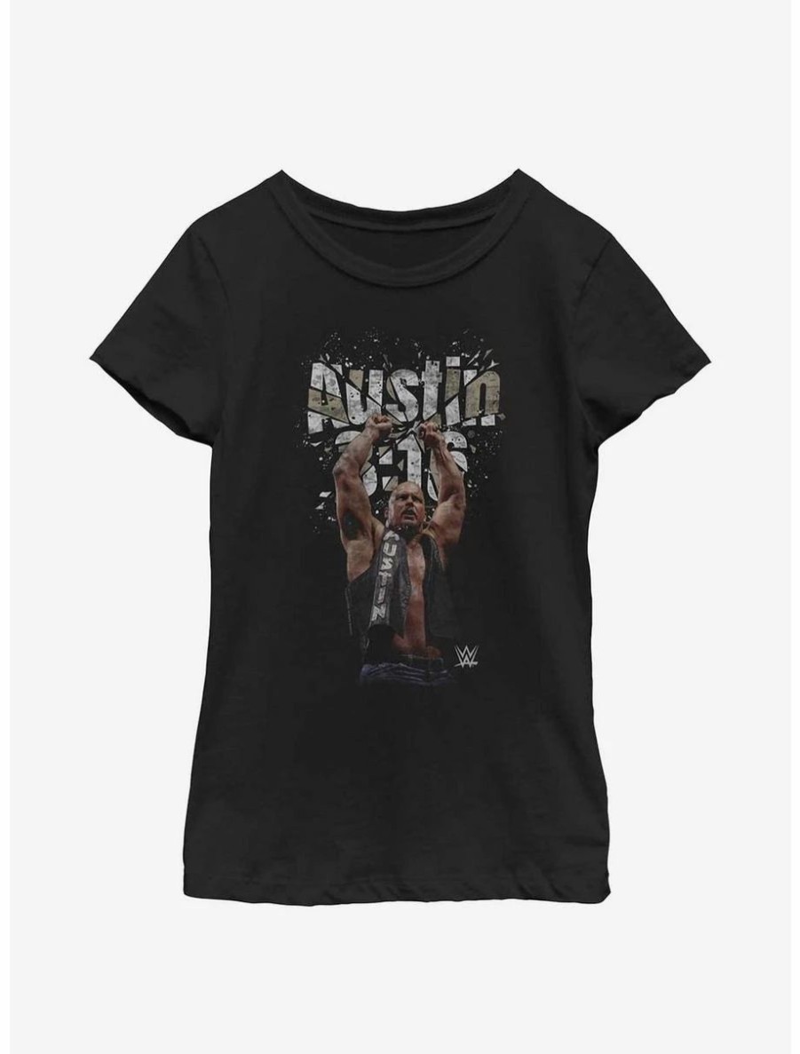 Youth | * Boxlunch Wwe Stone Cold Steve Austin 3:16 Shattered Photo Youth Girls T-Shirt