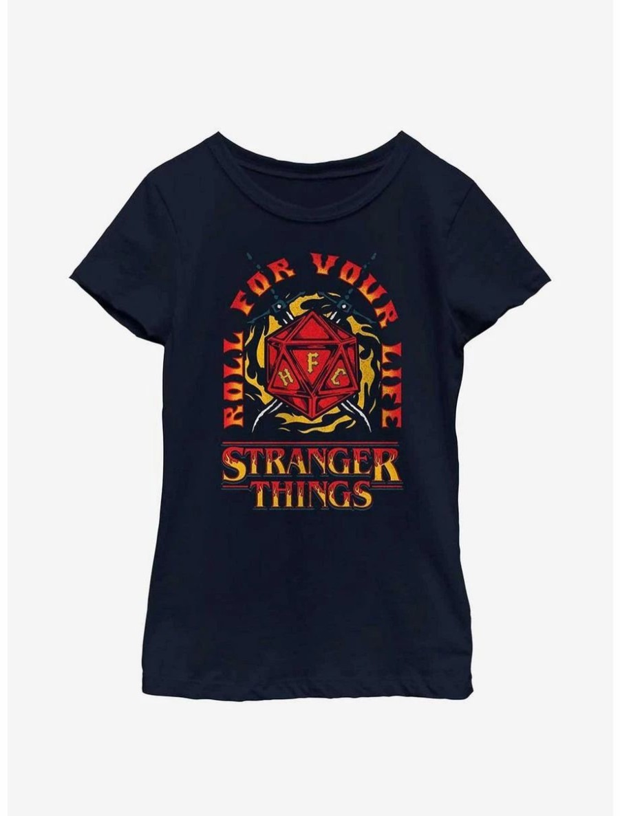 Youth | * Boxlunch Stranger Things Roll For Your Life Youth Girls T-Shirt