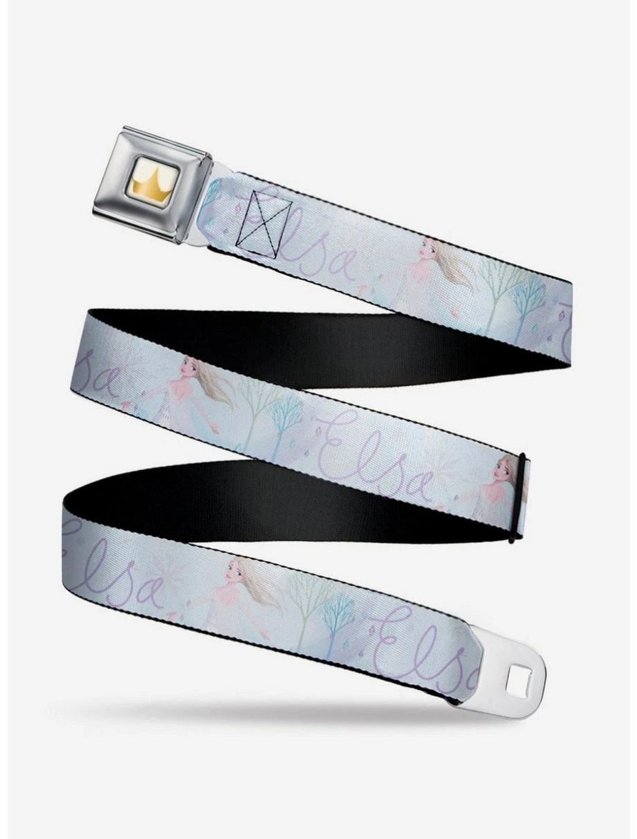 Accessories | * Boxlunch Disney Frozen 2 Elsa Snowflake Youth Seatbelt Belt