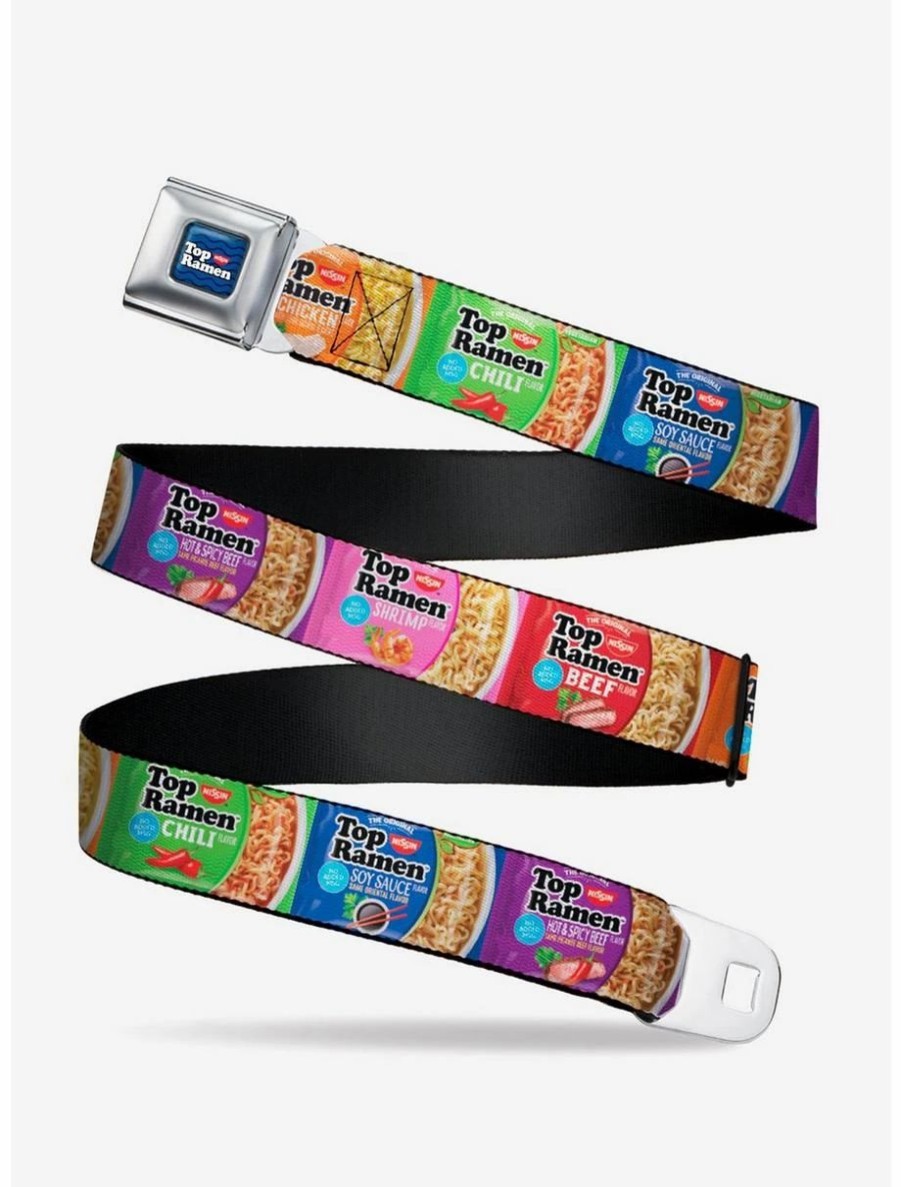 Accessories | * Boxlunch Top Ramen Vivid Flavor Blocks Youth Seatbelt Belt