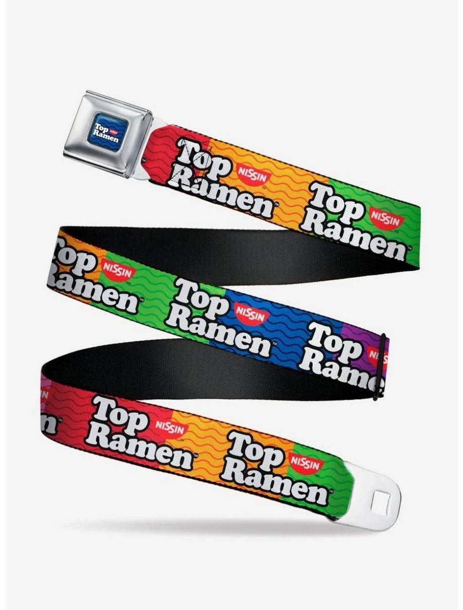 Accessories | * Boxlunch Top Ramen Noodle Wave Blocks Youth Seatbelt Belt