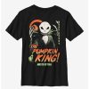 Youth | * Boxlunch Disney Nightmare Before Christmas Pumpkin King Jack Youth T-Shirt