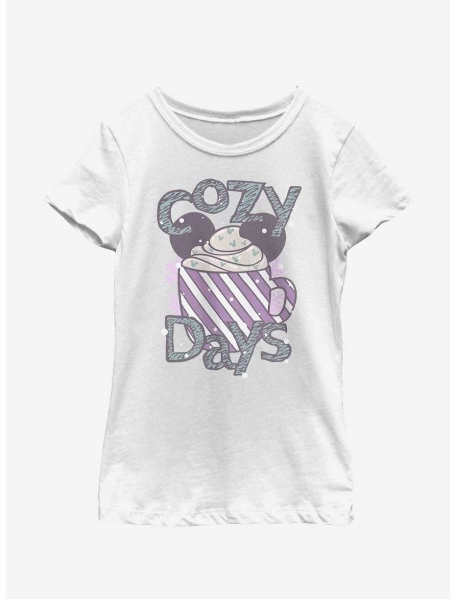 Youth | * Boxlunch Disney Mickey Mouse Cozy Days Hot Cocoa Youth Girls T-Shirt