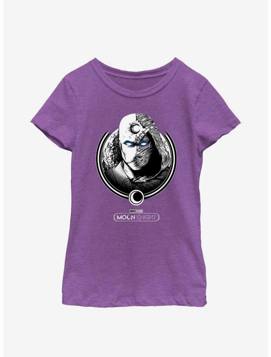 Youth | * Boxlunch Marvel Moon Knight Dual Moon Head Youth Girls T-Shirt