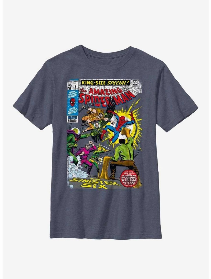 Youth | * Boxlunch Marvel Spider-Man Sinister Six Comic Youth T-Shirt