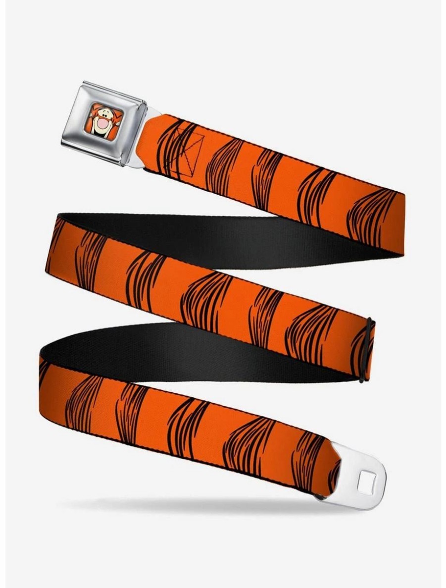 Accessories | * Boxlunch Disney Winnie The Pooh Tigger Stripes Youth Seatbelt Belt