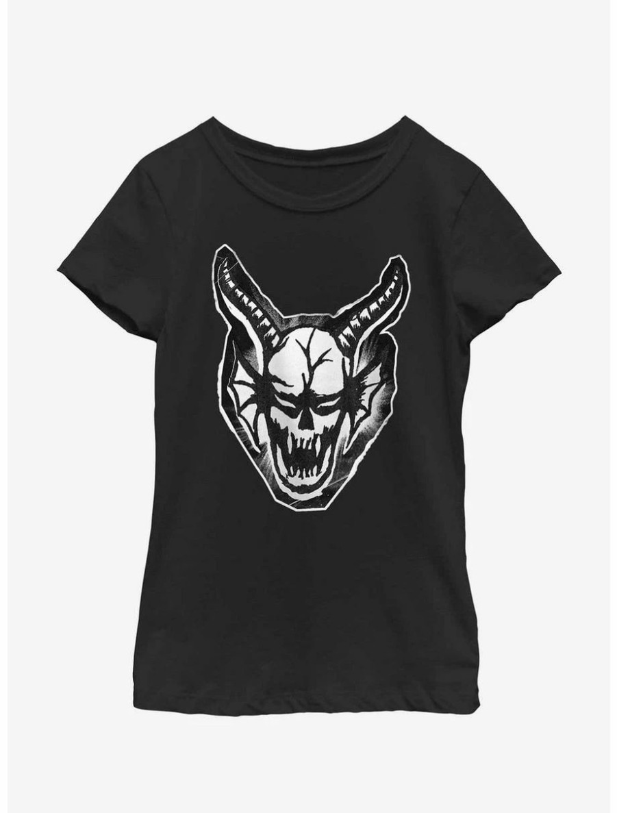 Youth | * Boxlunch Stranger Things Cutout Demon Head Youth Girls T-Shirt