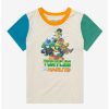 Toddler | * Teenage Mutant Ninja Turtles X Naruto Color Block Toddler T-Shirt Boxlunch Exclusive