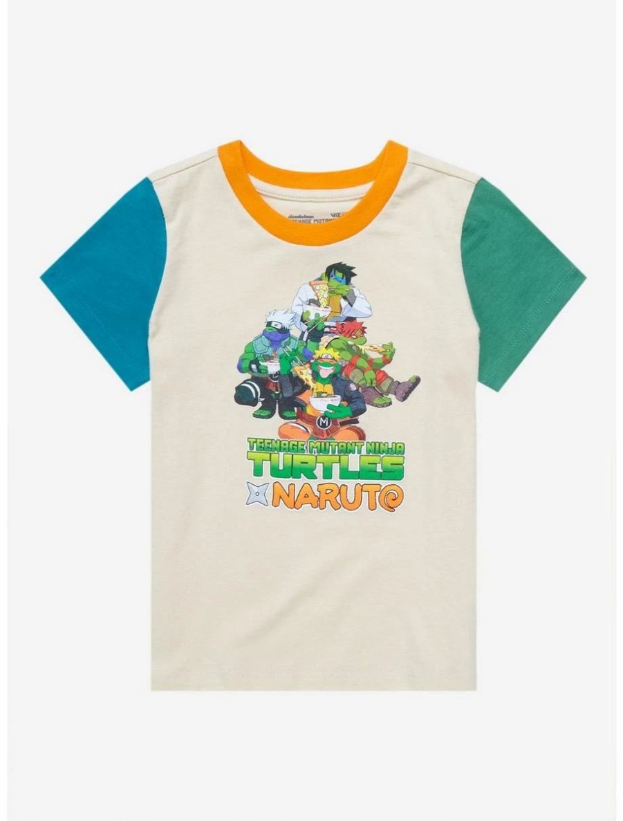 Toddler | * Teenage Mutant Ninja Turtles X Naruto Color Block Toddler T-Shirt Boxlunch Exclusive