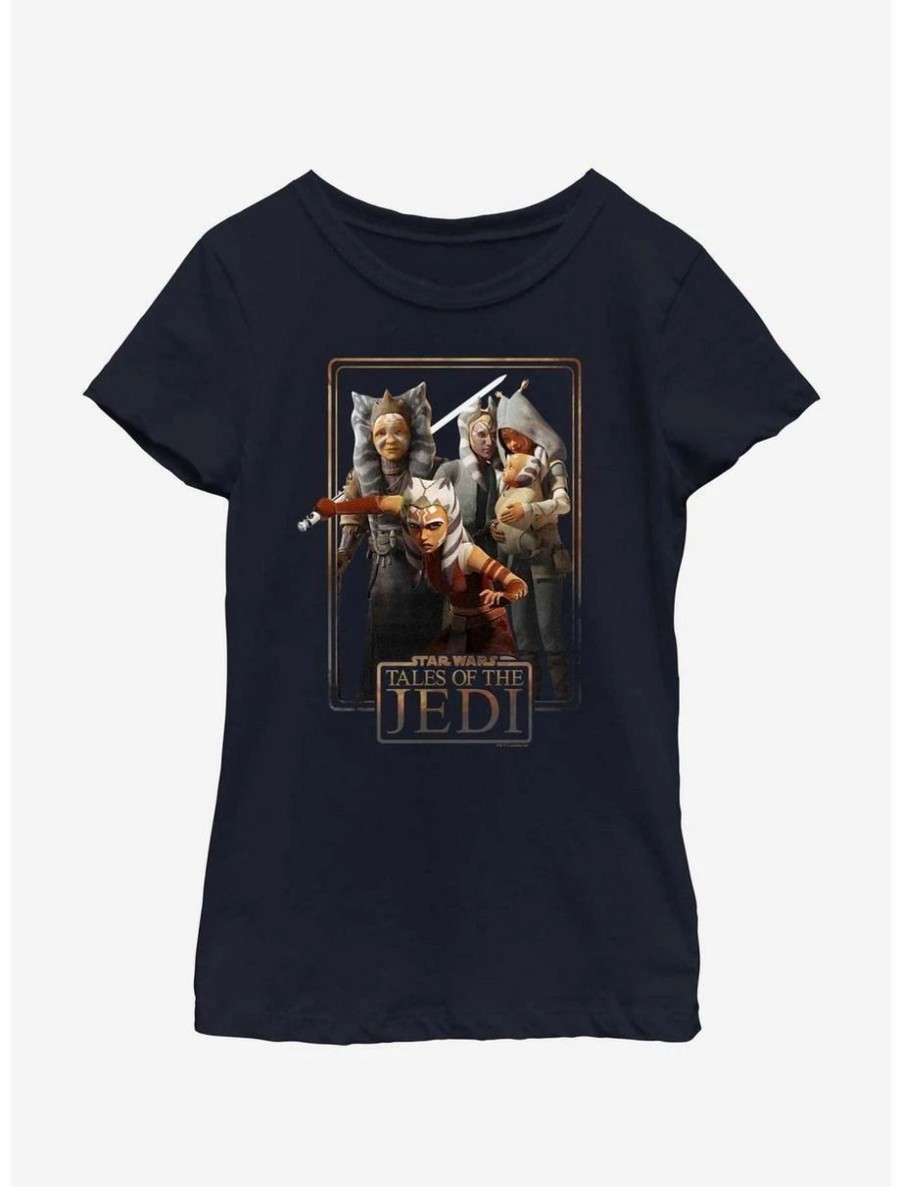 Youth | * Boxlunch Star Wars: Tales Of The Jedi Togruta Family Poster Youth Girls T-Shirt