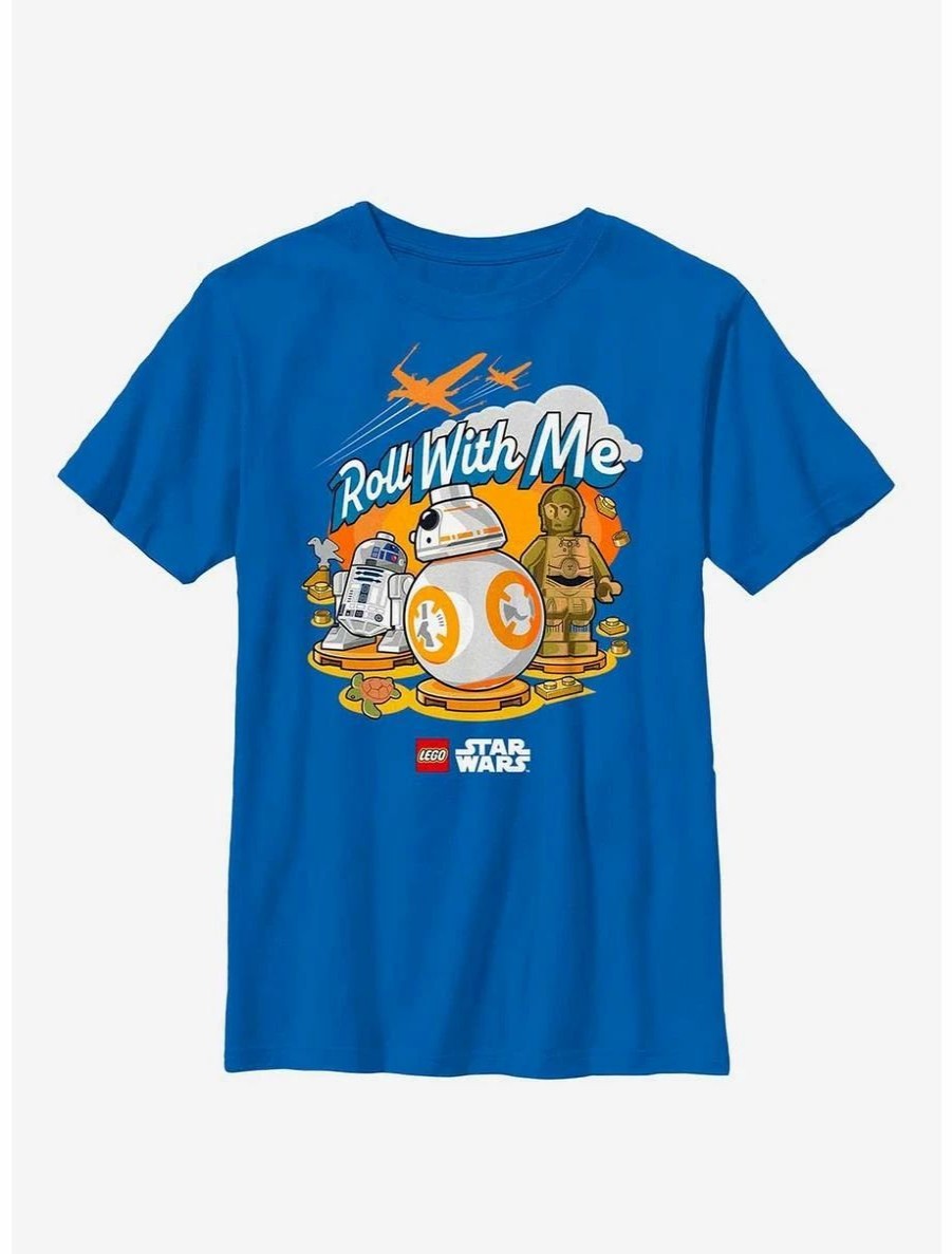 Youth | * Boxlunch Lego Star Wars Roll With Me Droids Youth T-Shirt