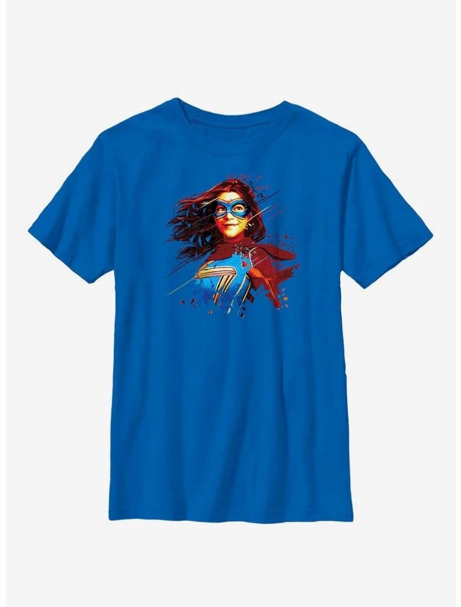 Youth | * Boxlunch Marvel Ms. Marvel Polygon Portrait Youth T-Shirt