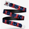 Accessories | * Boxlunch Marvel Spider-Man 3 Expressions Web Orb Youth Seatbelt Belt