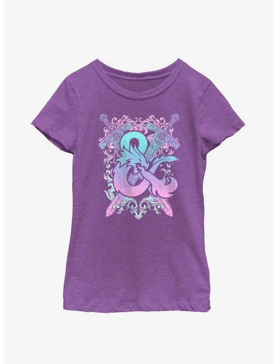 Youth | * Boxlunch Dungeons & Dragons Pastel Ampersand Youth Girls T-Shirt