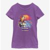 Youth | * Boxlunch Marvel Thor: Love And Thunder Synthwave Sunset Youth Girls T-Shirt