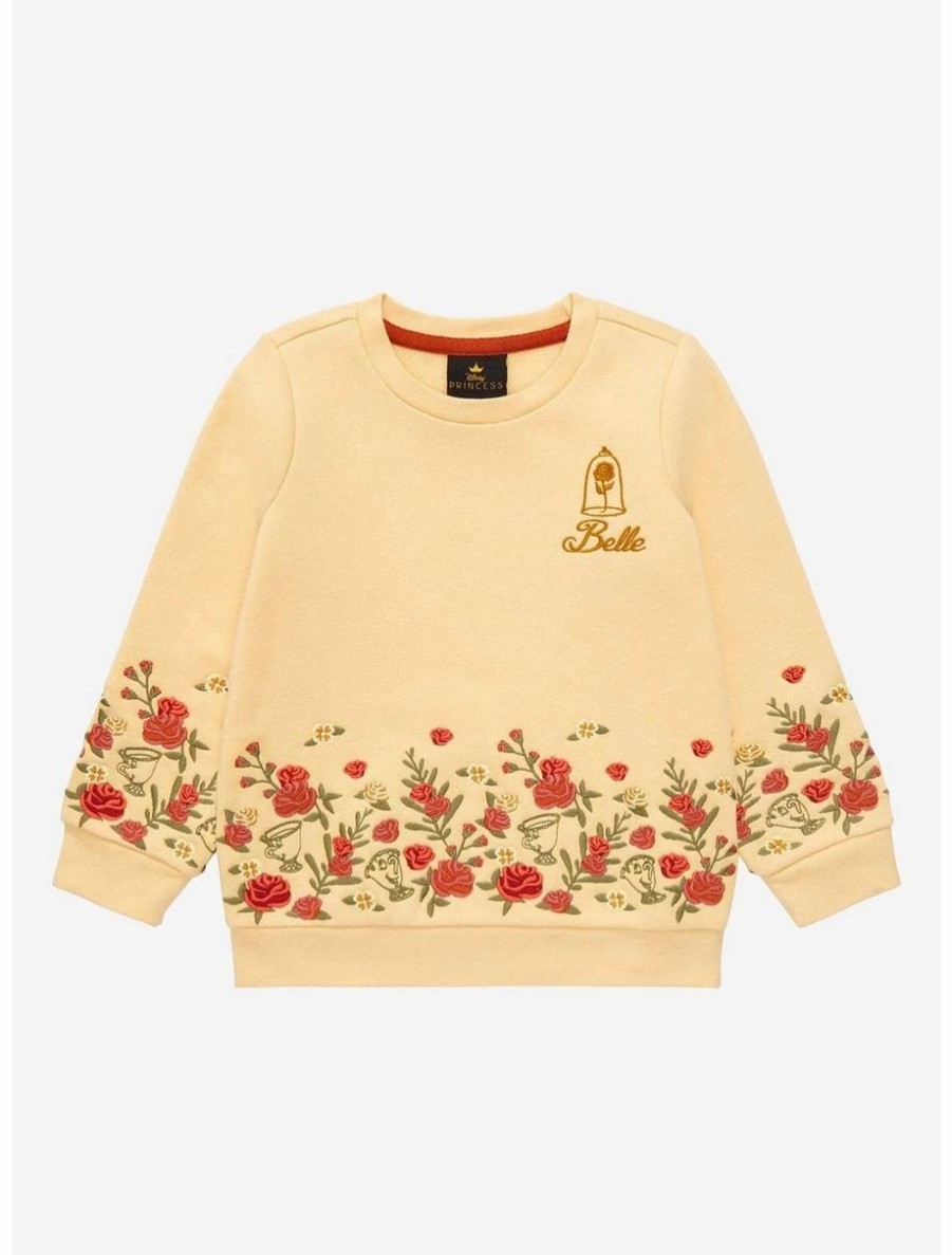 Toddler | * Disney Beauty And The Beast Belle Floral Toddler Crewneck Boxlunch Exclusive