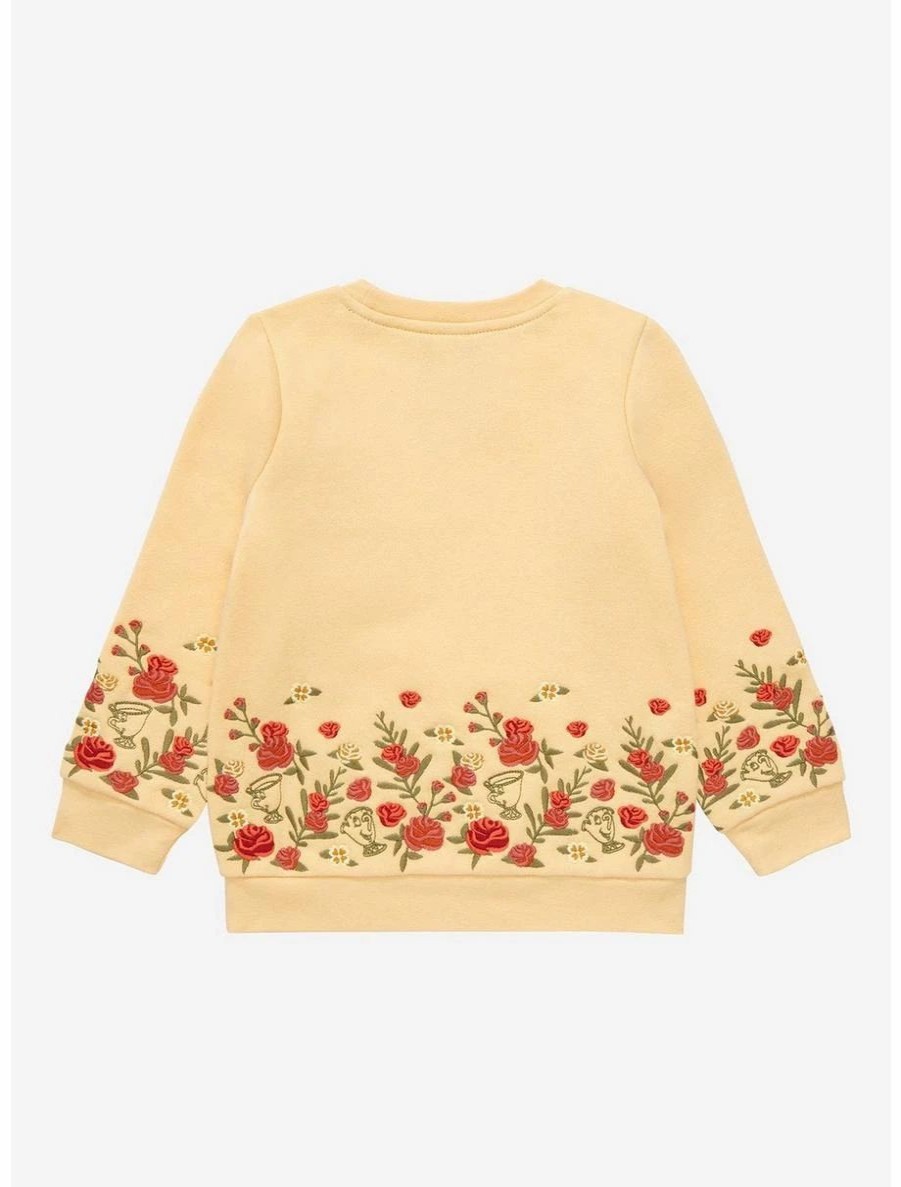 Toddler | * Disney Beauty And The Beast Belle Floral Toddler Crewneck Boxlunch Exclusive