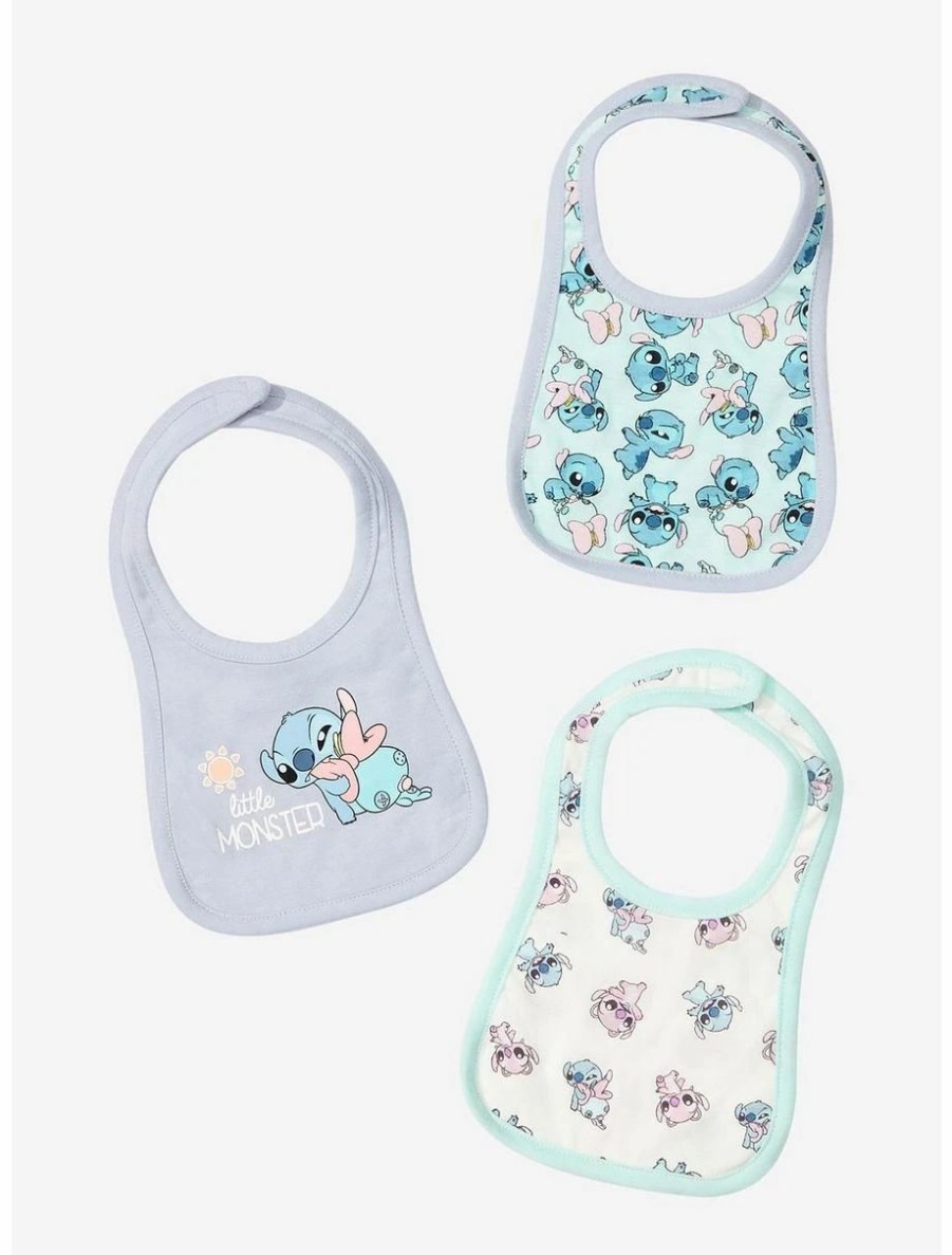 Accessories | * Disney Lilo & Stitch Little Monster Stitch Infant Bib Set Boxlunch Exclusive