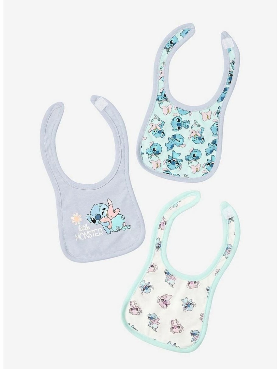 Accessories | * Disney Lilo & Stitch Little Monster Stitch Infant Bib Set Boxlunch Exclusive