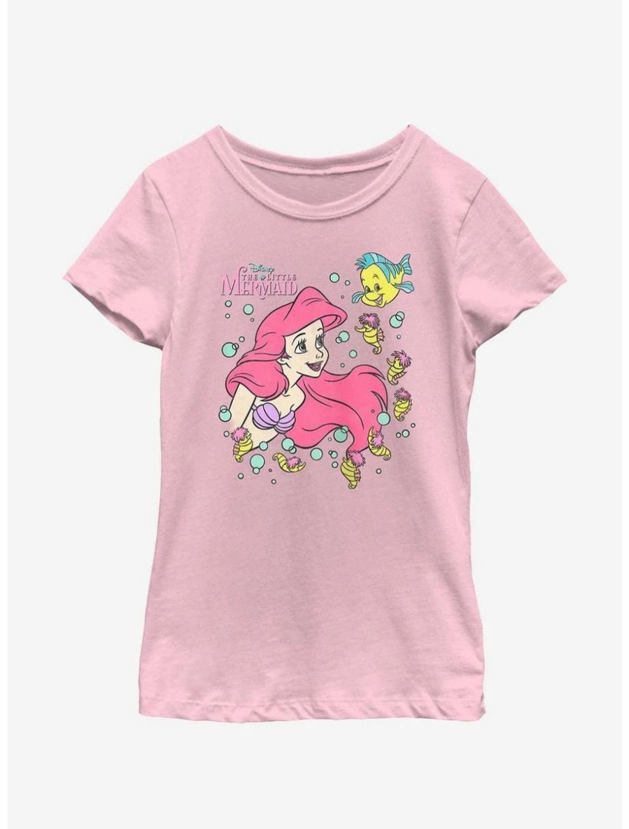 Youth | * Boxlunch Disney The Little Mermaid Ariel And Friends Youth Girls T-Shirt