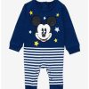 Infant | * Disney Mickey & Stars Striped Infant One-Piece Boxlunch Exclusive