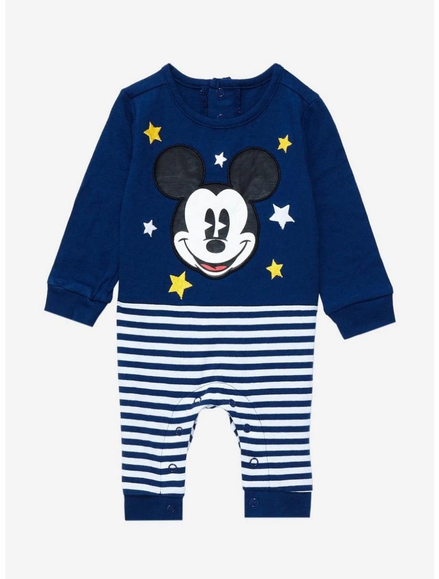 Infant | * Disney Mickey & Stars Striped Infant One-Piece Boxlunch Exclusive