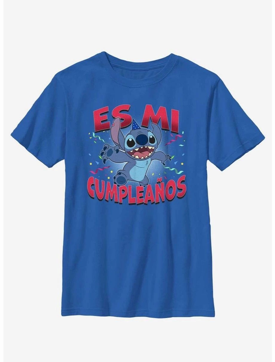 Youth | * Boxlunch Disney Lilo & Stitch Stitch It'S My Bday Spanish T-Shirt