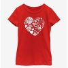 Youth | * Boxlunch Star Wars Heart Ships Icons Youth Girls T-Shirt