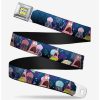 Accessories | * Boxlunch Spongebob Squarepants Surprised Patrick Starfish Jellyfish Youth Seatbelt Belt