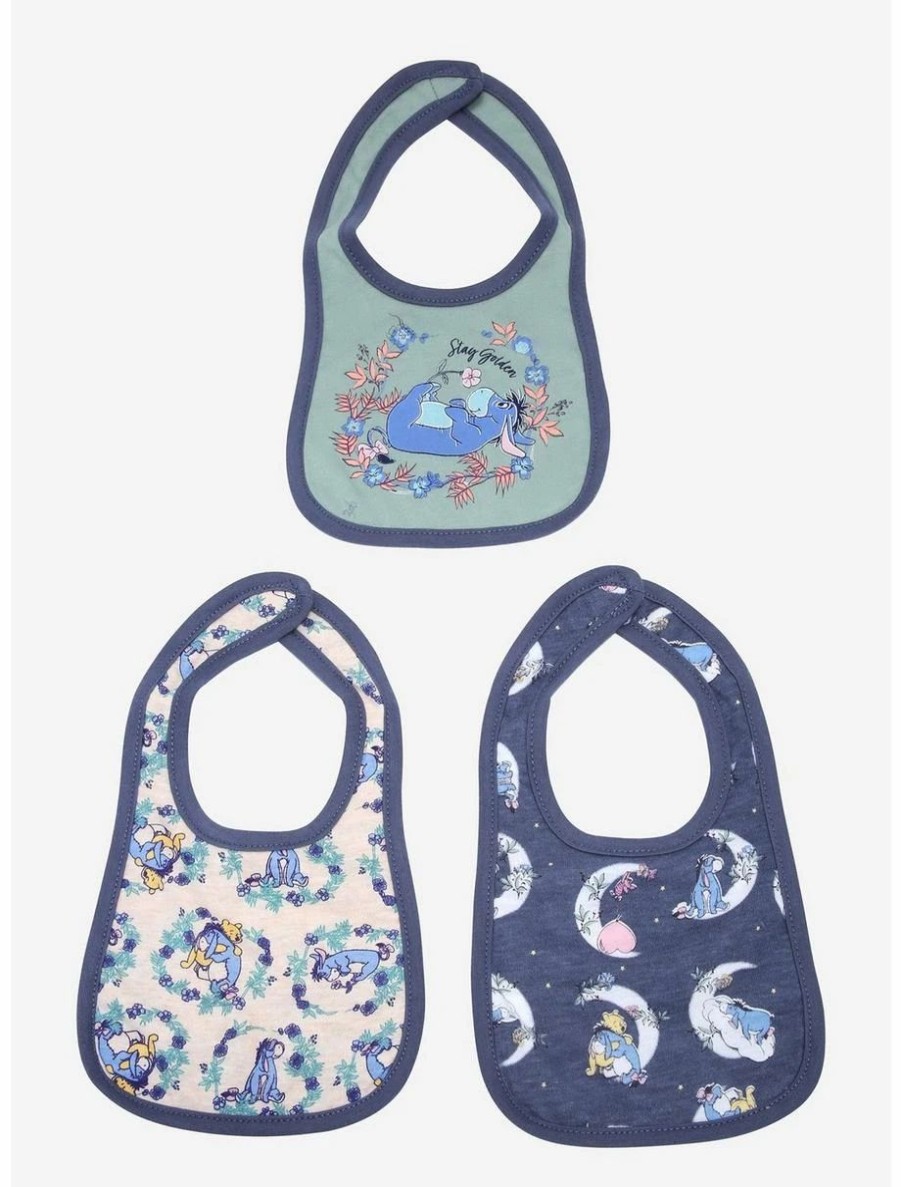 Accessories | * Disney Winnie The Pooh Eeyore Floral Bib Set Boxlunch Exclusive