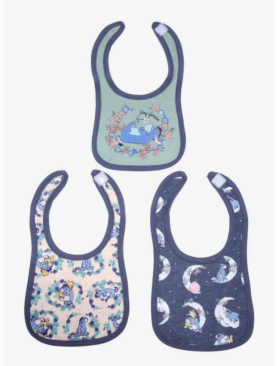 Accessories | * Disney Winnie The Pooh Eeyore Floral Bib Set Boxlunch Exclusive