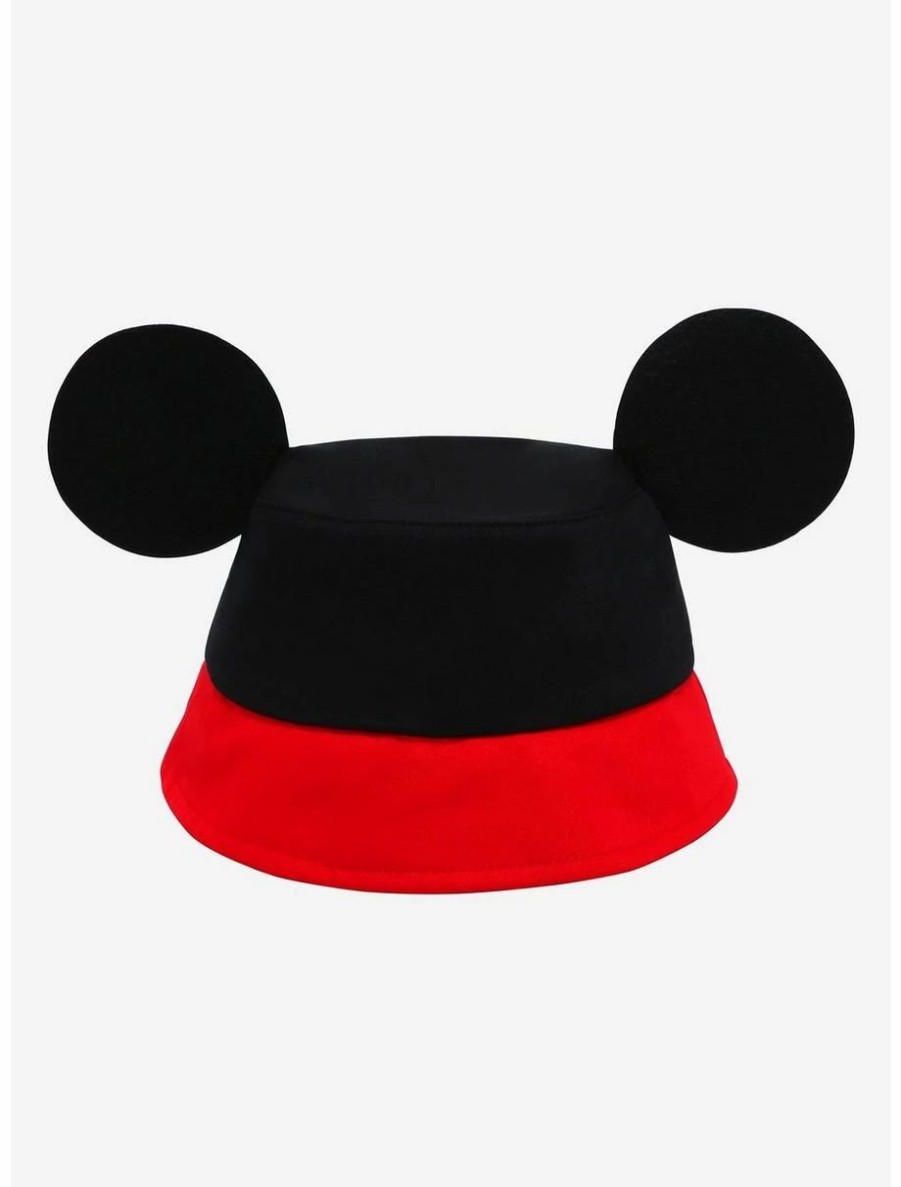 Accessories | * Disney Mickey Mouse Youth Eared Bucket Hat Boxlunch Exclusive