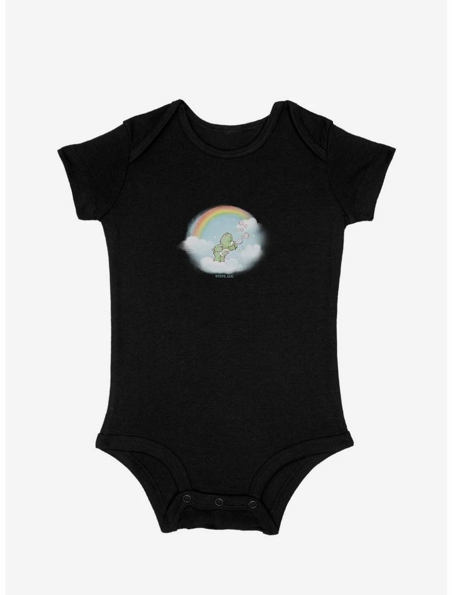 Infant | * Boxlunch Care Bears Good Luck Bear Blowing Bubbles On Cloud Infant Bodysuit