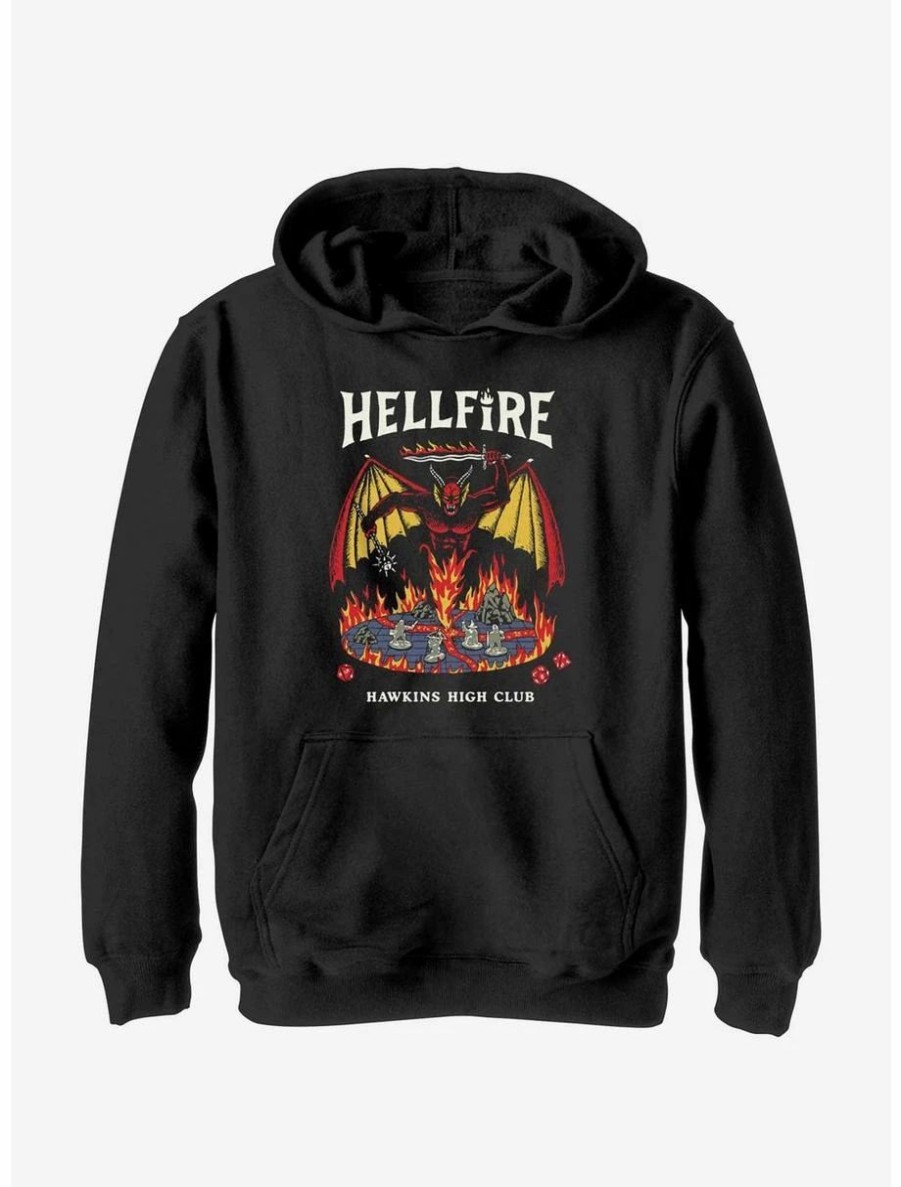 Youth | * Boxlunch Stranger Things Hellfire Hawkins High Club Youth Hoodie