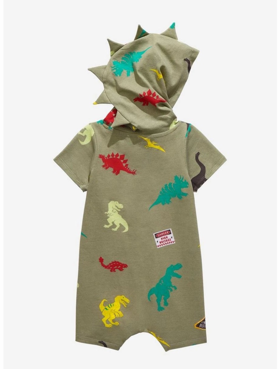 Infant | * Jurassic Park Dinosaur Infant Hooded One-Piece Boxlunch Exclusive