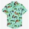 Toddler | * Our Universe Disney A Goofy Movie Camping Scenes Toddler Woven Button-Up Boxlunch Exclusive