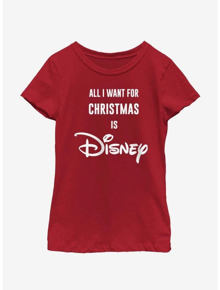 Youth | * Boxlunch Disney All I Want For Christmas Youth Girls T-Shirt