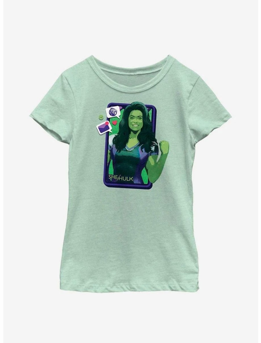 Youth | * Boxlunch Marvel She-Hulk Phone Screen Youth Girls T-Shirt