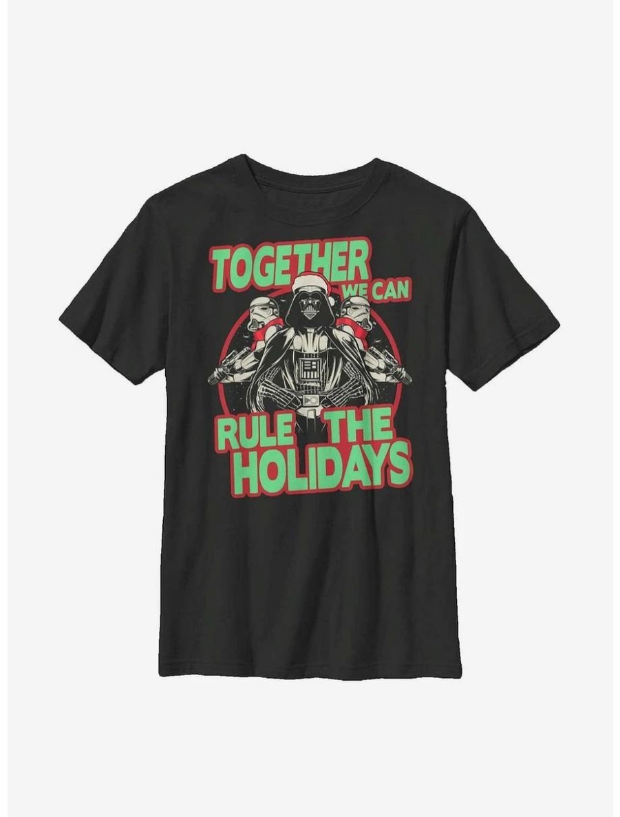 Youth | * Boxlunch Star Wars Darth Vader Rule The Holidays Youth T-Shirt