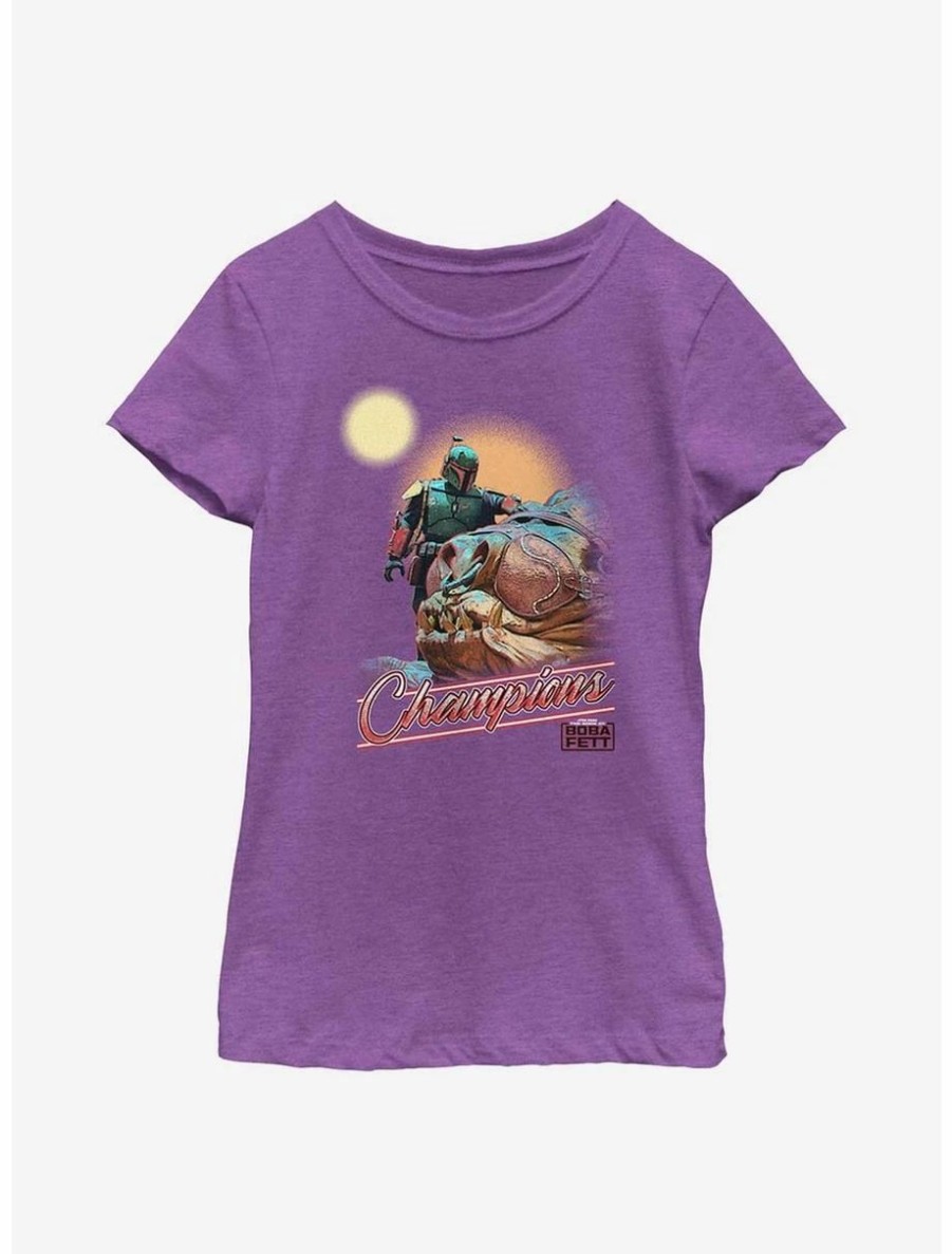 Youth | * Boxlunch Star Wars The Book Of Boba Fett Championship Breed Youth Girls T-Shirt