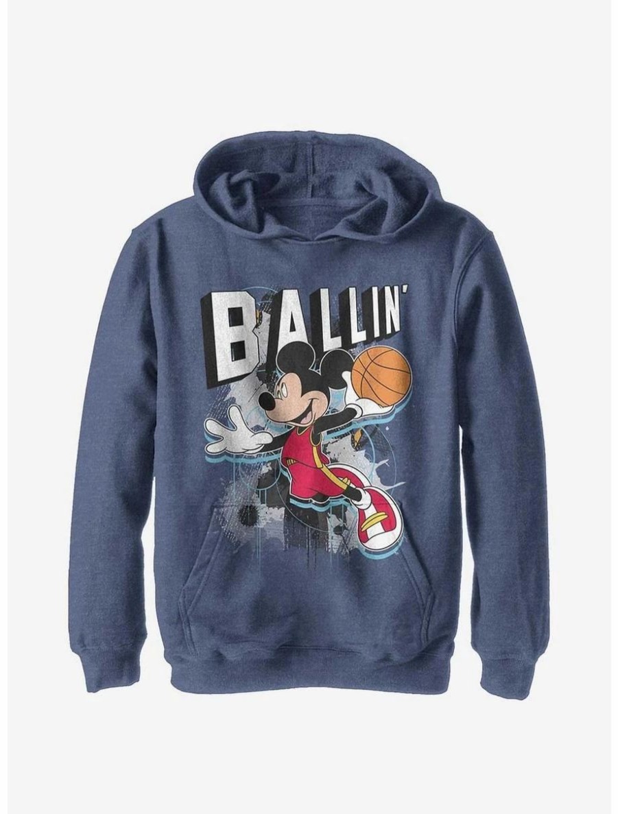 Youth | * Boxlunch Disney Mickey Mouse Ballin' Youth Hoodie