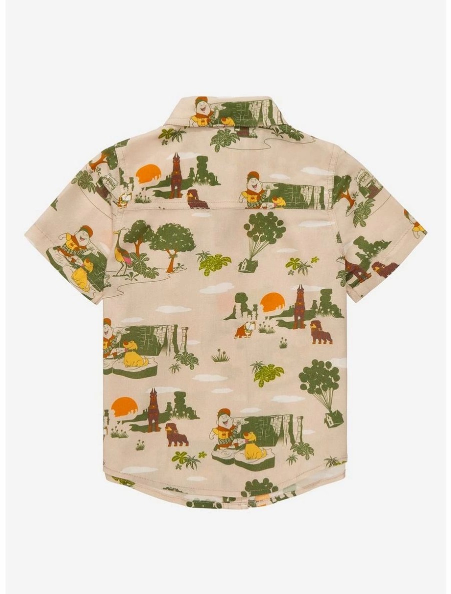 Toddler | * Disney Pixar Up Scenic Earth Day Toddler Woven Button-Up Boxlunch Exclusive