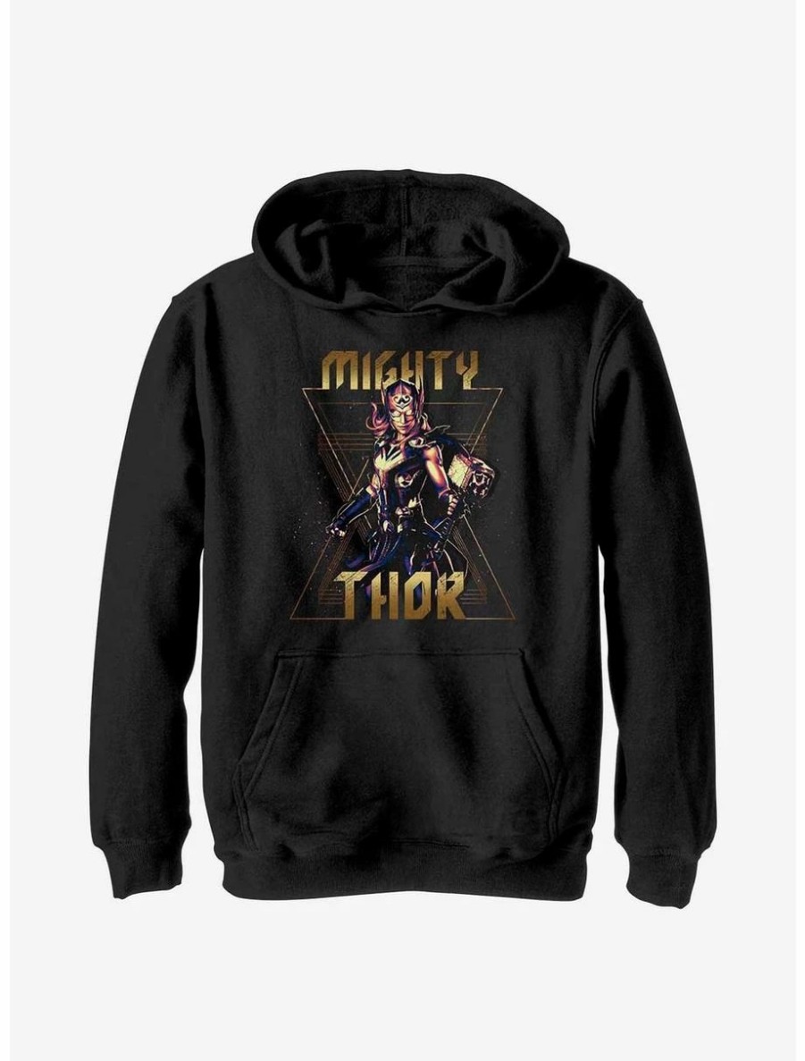 Youth | * Boxlunch Marvel Thor: Love And Thunder Metal Lady Thor Youth Hoodie