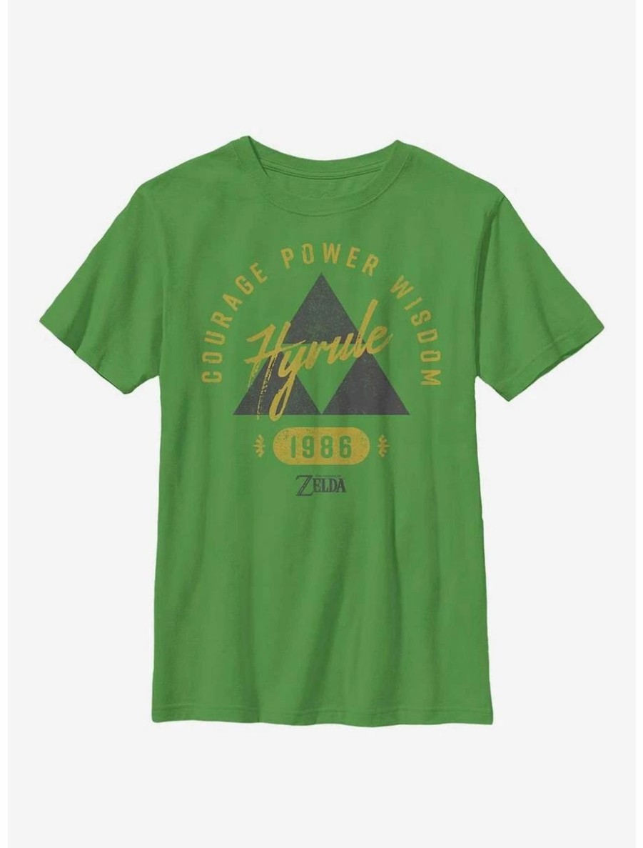 Youth | * Boxlunch The Legend Of Zelda Triforce Hyrule Youth T-Shirt