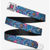 Accessories | * Boxlunch Disney Lilo & Stitch Stitch Expressions Hibiscus Flower Ukulele Stacked Youth Seatbelt Belt