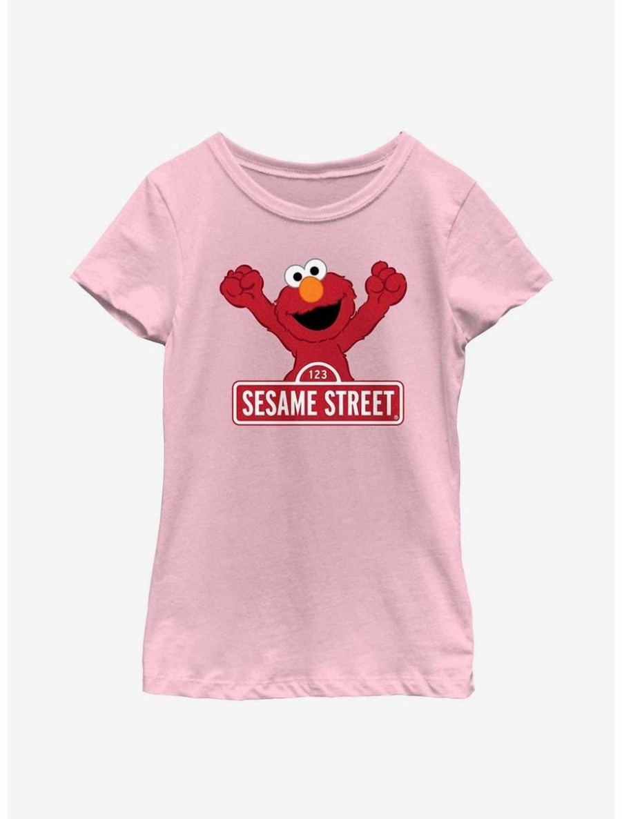 Youth | * Boxlunch Sesame Street Elmo Varsity Sign Youth Girls T-Shirt