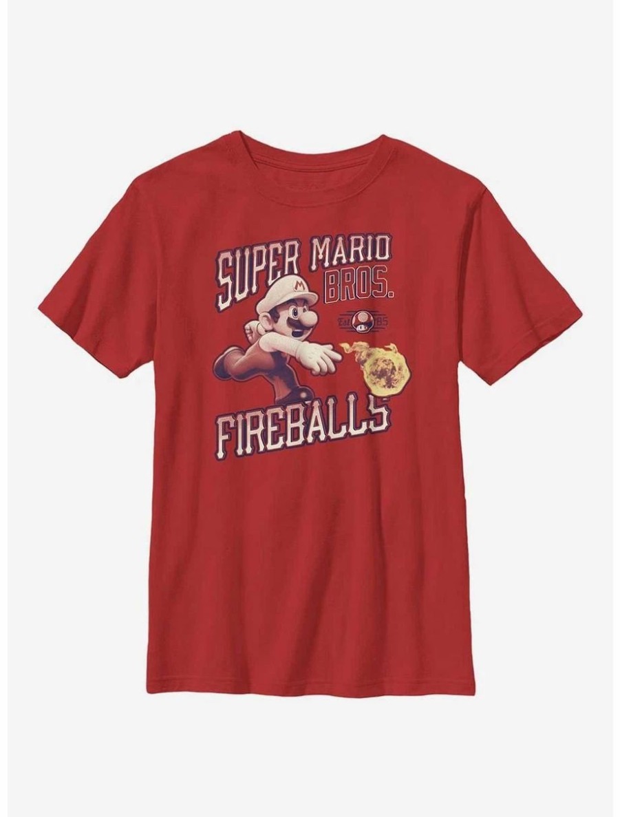 Youth | * Boxlunch Nintendo Mario Fireballs Youth T-Shirt