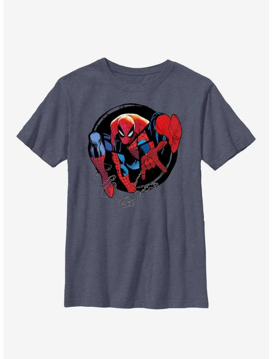 Youth | * Boxlunch Marvel Spider-Man Circle Forward Youth T-Shirt