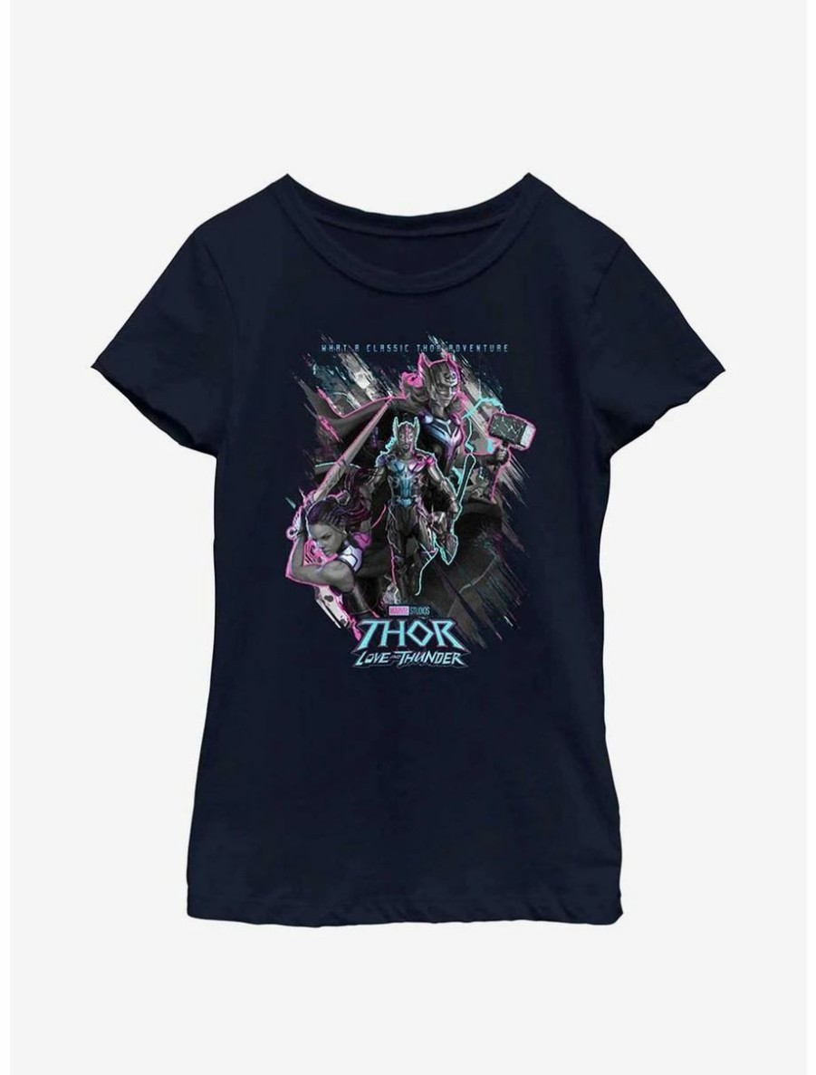 Youth | * Boxlunch Marvel Thor: Love And Thunder Classic Adventure Youth Girls T-Shirt