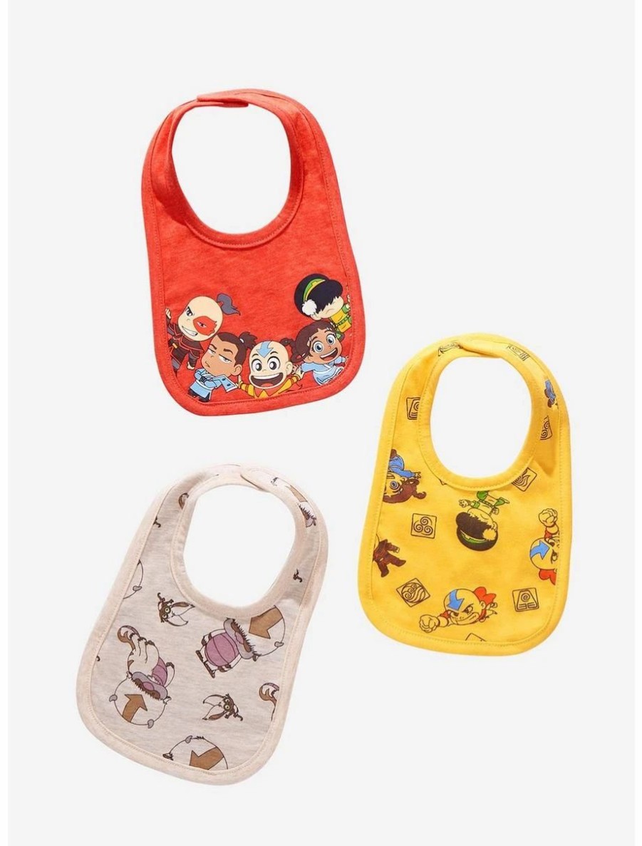 Accessories | * Boxlunch Avatar: The Last Airbender Chibi Gaang Infant Bib Set